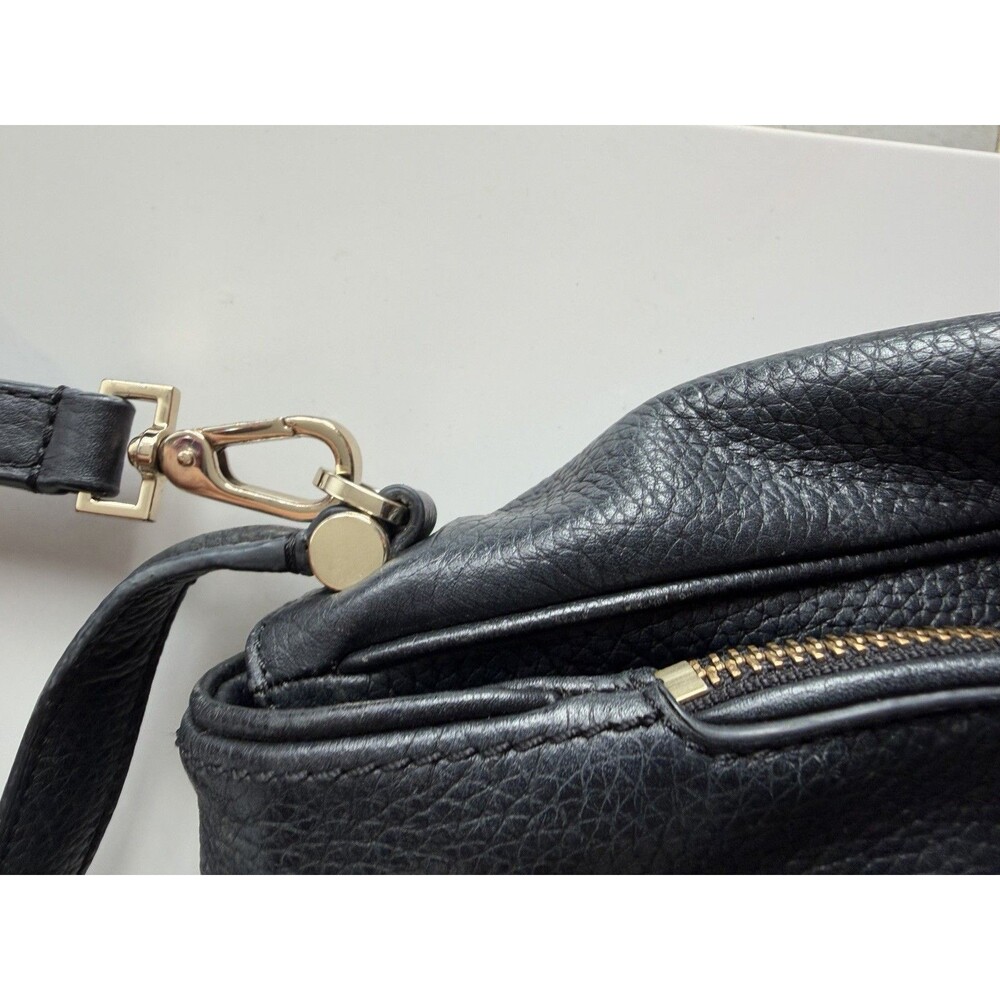 Kate Spade Chester Street Black Pebbled Leather Crossbody bag Satchel Tassel - Picture 10 of 14